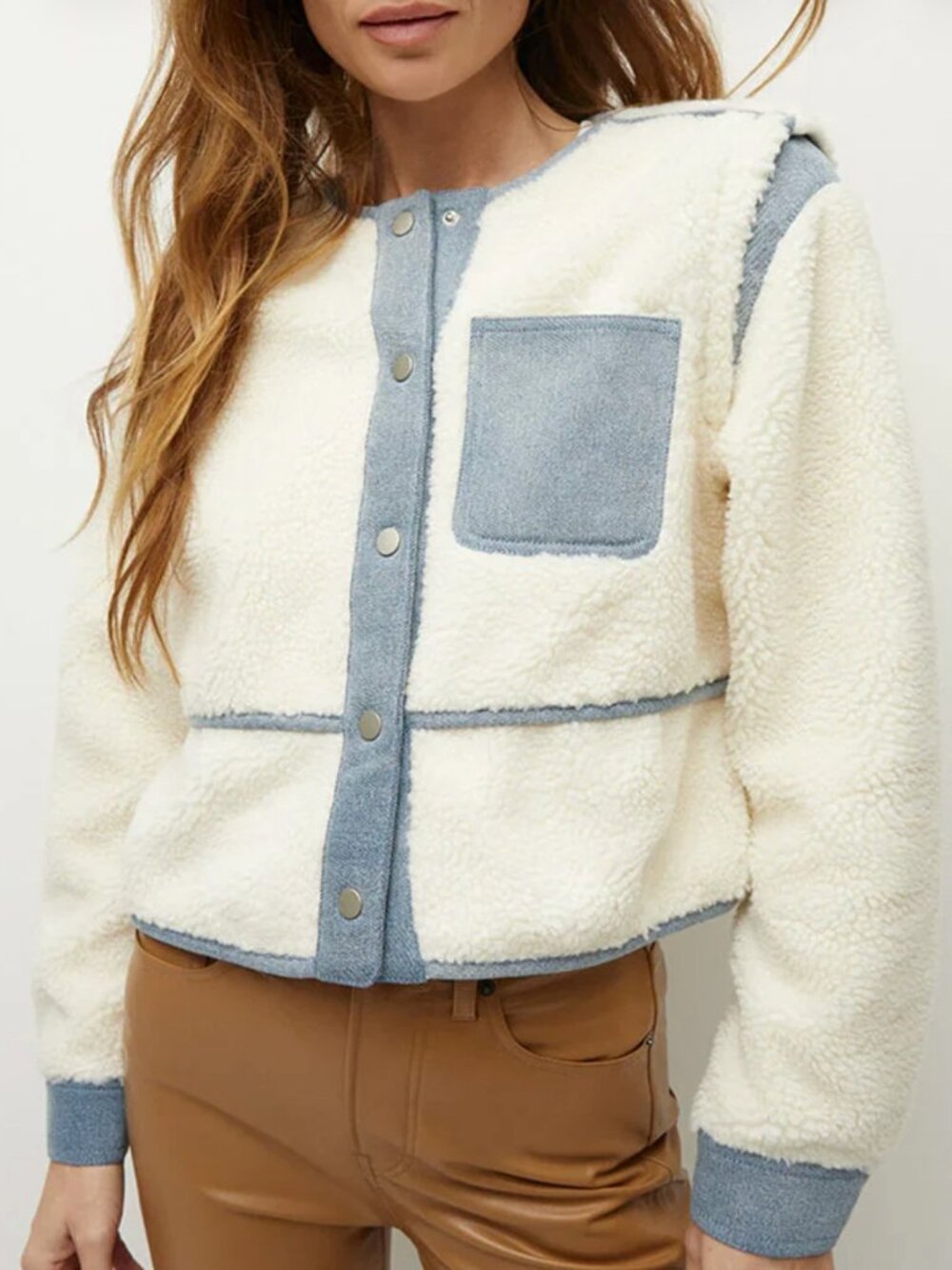 Veronica Beard Surrey Sherpa Jacket - Size Medium